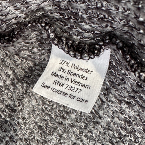 Sonoma Sleepwear Heather Gray Long Sleeve Top (L) - Picture 6 of 6